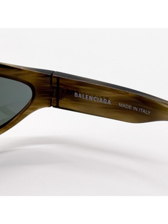 NEW BALENCIAGA BB0314S 003 SUNGLASSES HAVANA/BRONZE GEOMETRIC UNISEX EYEWEAR main image 8